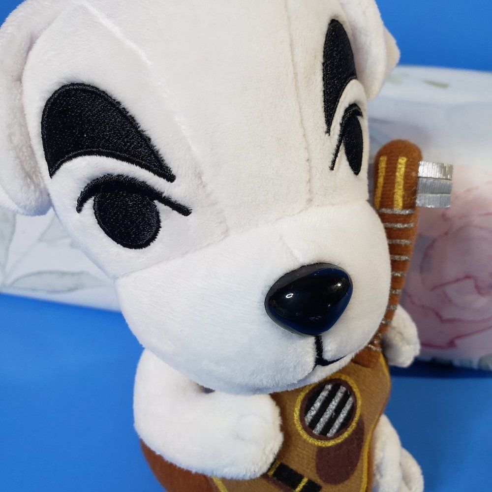 Nintendo Animal Crossing Dog with Guitar KK Slider Plush Stuffed Animal 7"